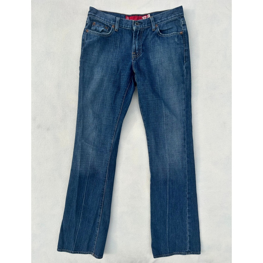 Guess‎ Jeans 70105 RG Size 28 Blue Medium Wash Bootcut 100% Cotton Denim Pants